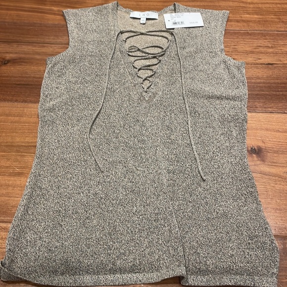 Iro Alidaspe Lace Up Tank Size XS Intermix - Picture 5 of 7